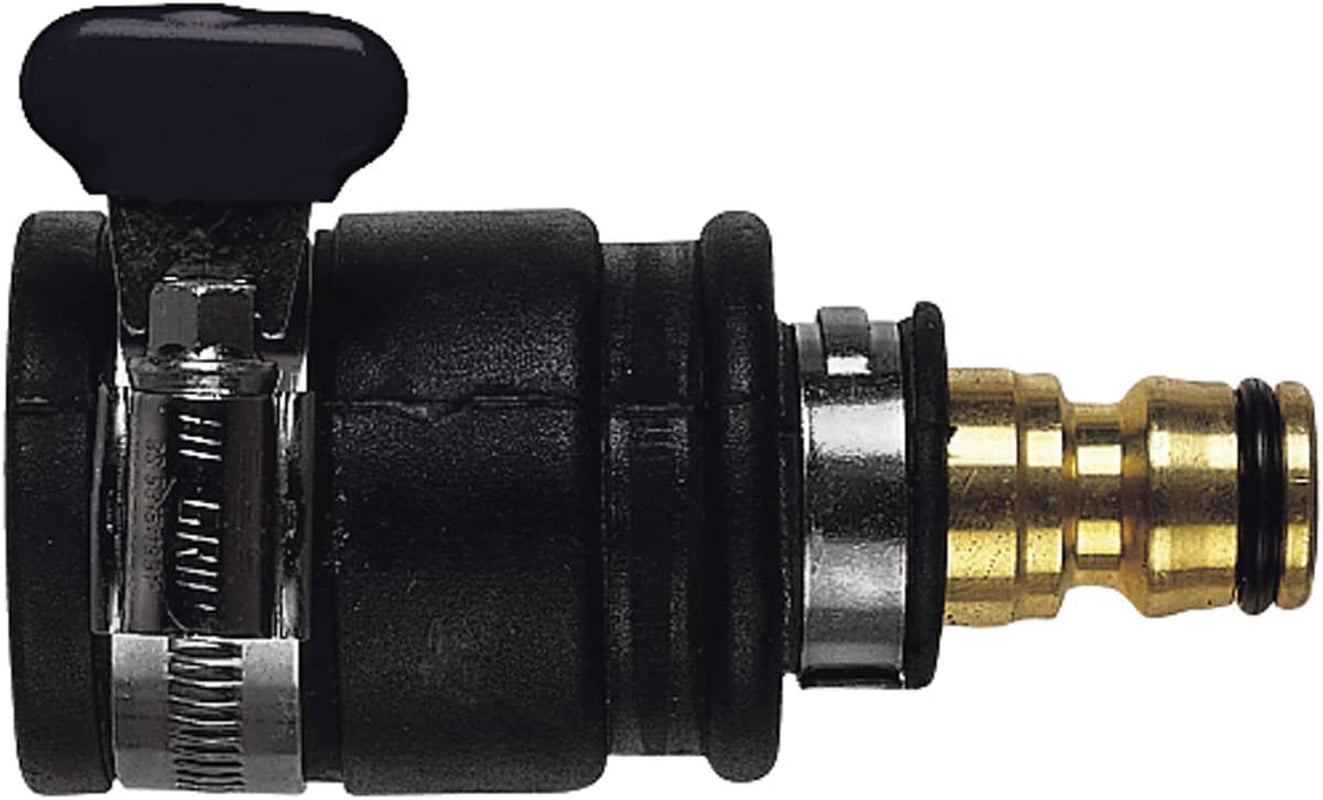 Push-fit vandhanetilslutning | Diameter 20-30 mm | Massiv messing | Sikker og holdbar | Sikker fastgørelse | Robust og korrosionsbestandig, sort/sølv/guld