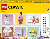 LEGO 11028 Classic Pastel Kreativt byggesæt Murstenskasse, byggelegetøj til piger og drenge fra 5 år og opefter med modeller; is, dinosaur, kat og mere Byggesæt Besuche den LEGO-Store