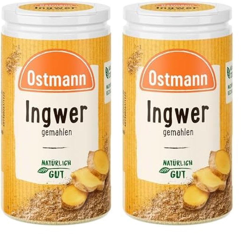 Ostmann Gewürze - Ingwer gemahlen | Genbrugs- og genbrugsemballage | 30 g i der Streudose