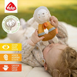 Fehn baby grip ring fårelegetøj fehnNATUR - plyslegetøj med økologisk bomuld - babylegetøj med klokke og legende læringslegetøj - gribelegetøj til babyer og småbørn fra 0+ måneder Babylegetøj Naty Shop