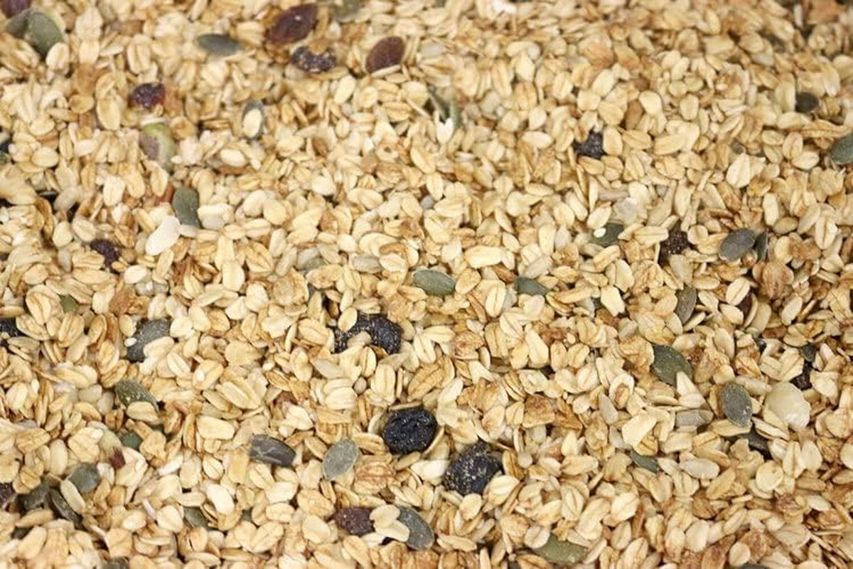 Müsli Deluxe Wholefood Earth - En blanding af flager med tørret frugt, nødder og frø 1 kg | Ikke-GMO | Rig på fibre