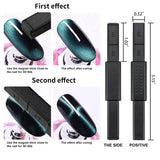 Nail Art Werkzeug Magnetstift, 10 Stück Nagel Magnet Stick Tool Set, Nagel Magnet Stift Og Starker Magnet Lager Punktierungsstifte Für DIY 3D Magnetics Katzenauge UV Gel Polnisch Nagel Kunst