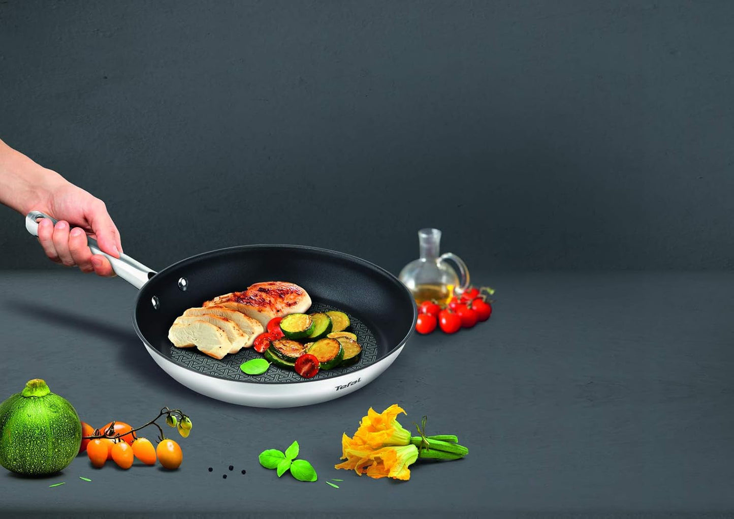 TEFAL DUETTO Pandesæt 3 styk 20/24/28 cm, induktion Gryder og pander Naty Shop