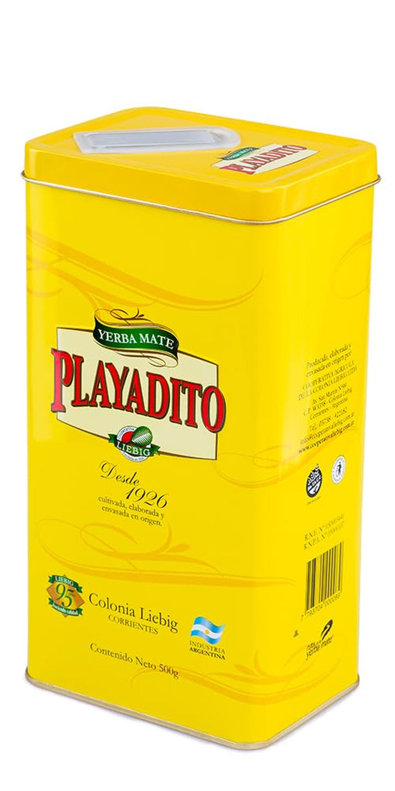 - Yerbero de Chapa indeholder 500 g yerba mate med pinde, ideelle til at dele med venner