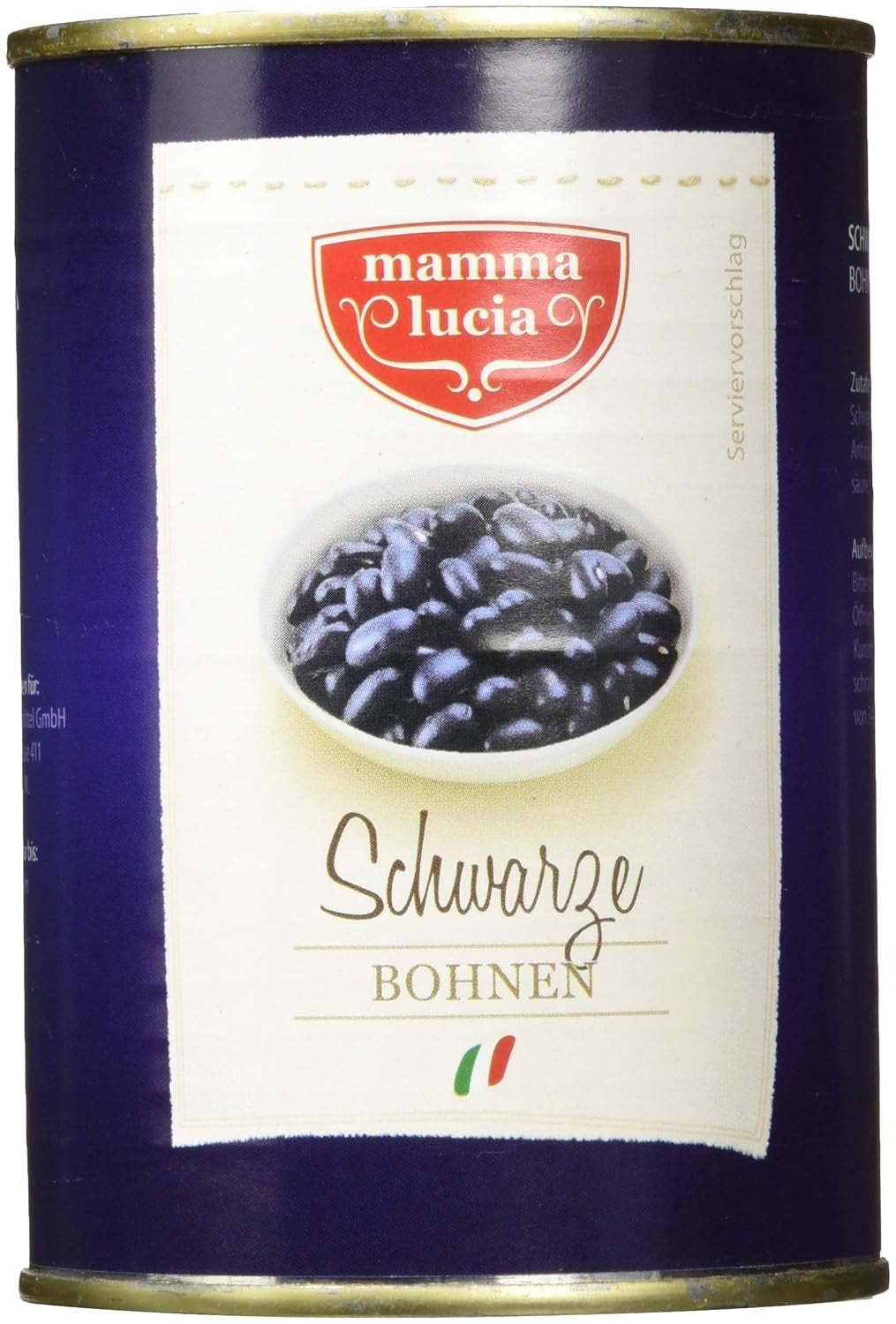 Sorte bønner, pakke med 12 (12 x 425 ml)