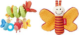 SIGIKID 42249 Aktiv spiral sommerfugl Baby Activity On Tour piger anbefalet babylegetøj fra fødslen Flerfarvet Legetøj Bebe Naty Butikspakke med babylegetøj 41181 Flerfarvet