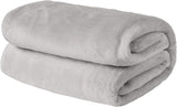 Brentford's Ultra Soft Fleece sengetæppe, Sølvgrå, Stor dobbeltseng - 150 X 200 cm Senge og tæpper Beuche den Brentfords-Store Sølvgrå 150 X 200 cm