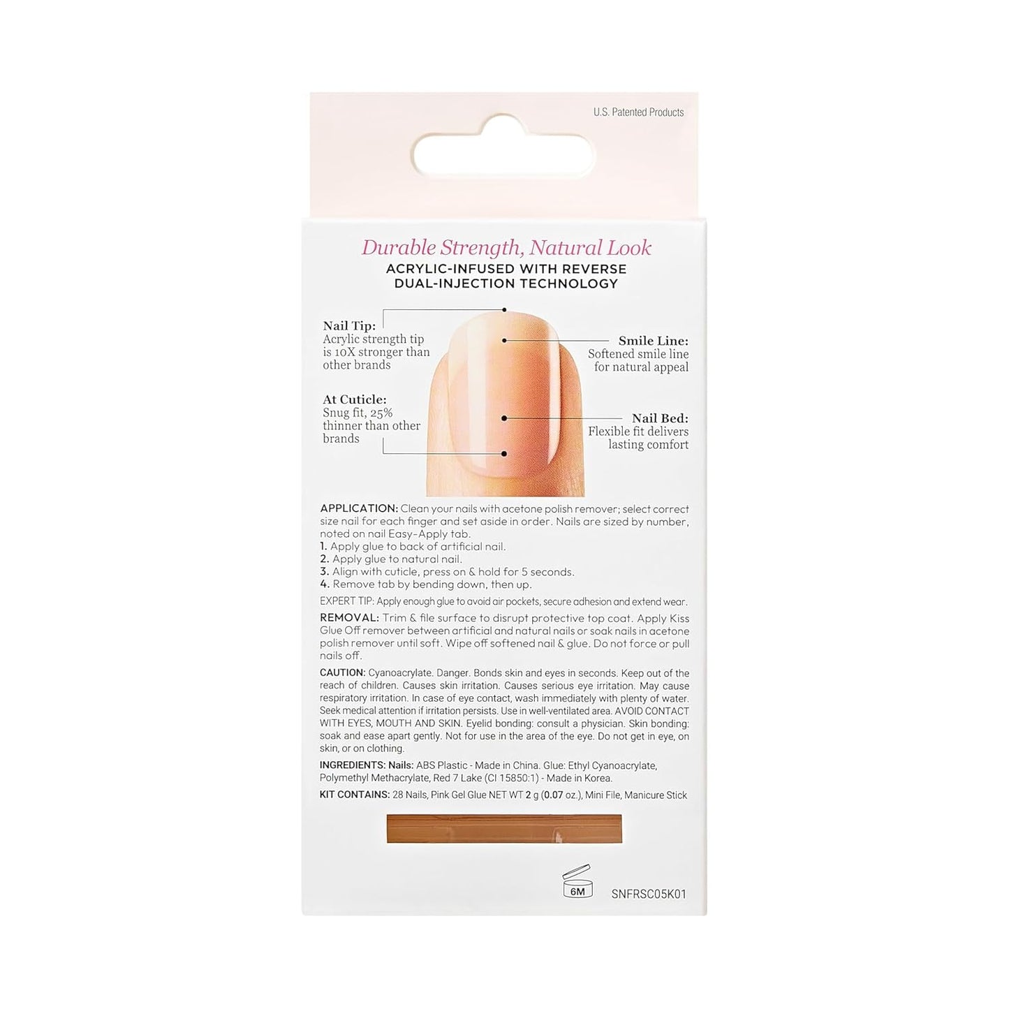 Kiss Nude Nails Amazing Nails (pakke med 2)