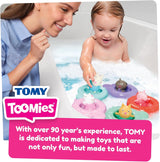 Tomy Toomies Peppa's Pool Party - 5 kopper med forbindelsesring med 5 legetøj til børn Peppa Pig & Friends Water Squirter - badelegetøj +18 måneder - Badelegetøj til børn og poollegetøj Bebe Toys Naty Shop