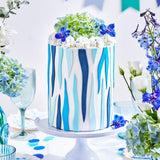 FunCakes Baby Blue Rolled Fondant: Nem at bruge, glat, fleksibel, blød og bøjelig, perfekt til kagedekoration, halal, kosher og glutenfri. 1 kg Naty Shop sukkerpasta