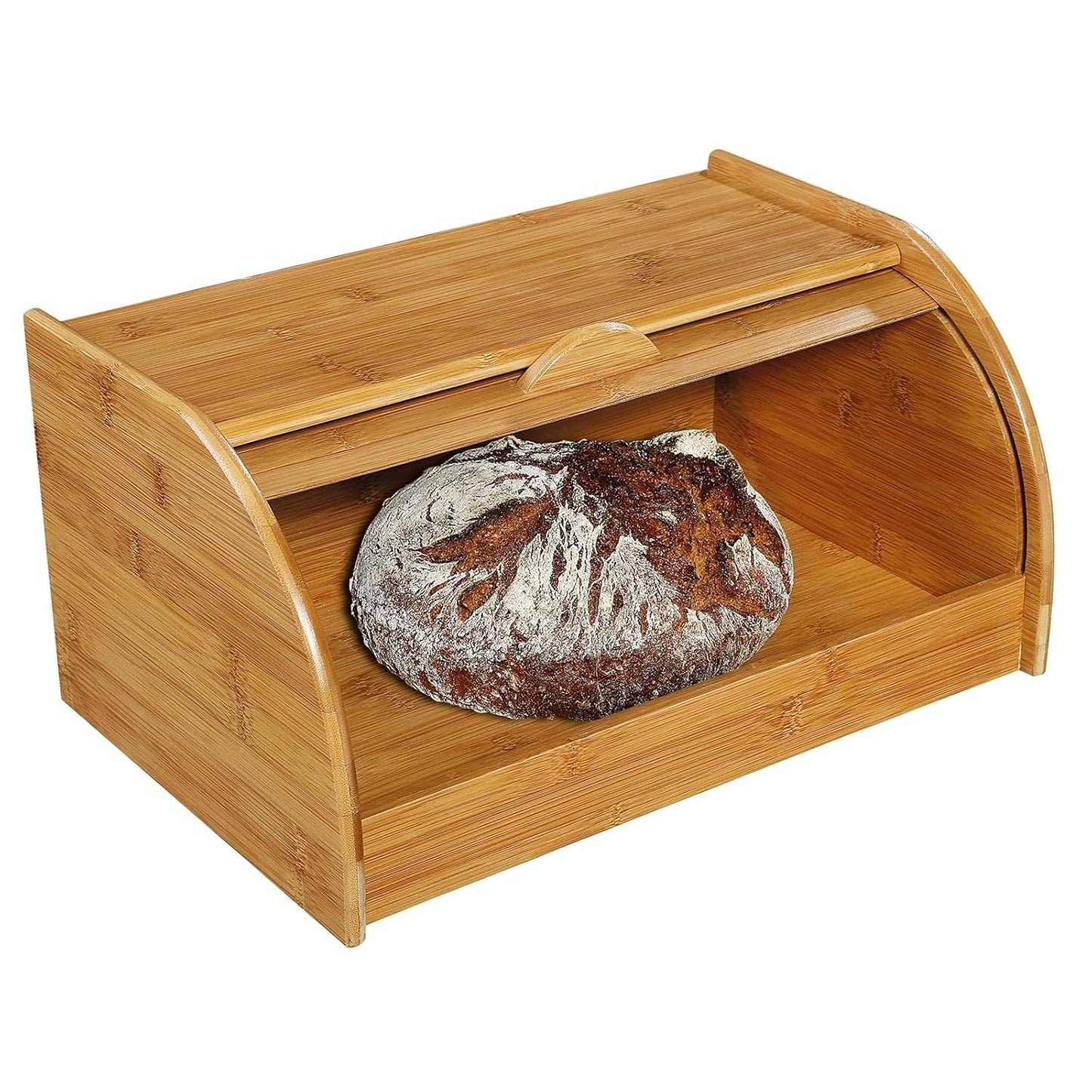 54118 Brødkurv, bambus 40 x 26 x 20 cm, brun, 40,x 27,5 x x 21,5 cm Madkasser Naty Shop