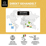 KING'S COFFEE - SÆRLIG RISTNING - 1 kg Barista Premium Espresso bønner - Kaffe med lav syreindhold - Lille batchristning i Italien - Den fineste Arabica-Robusta-blanding til fuldautomatiske og portafiltermaskiner
