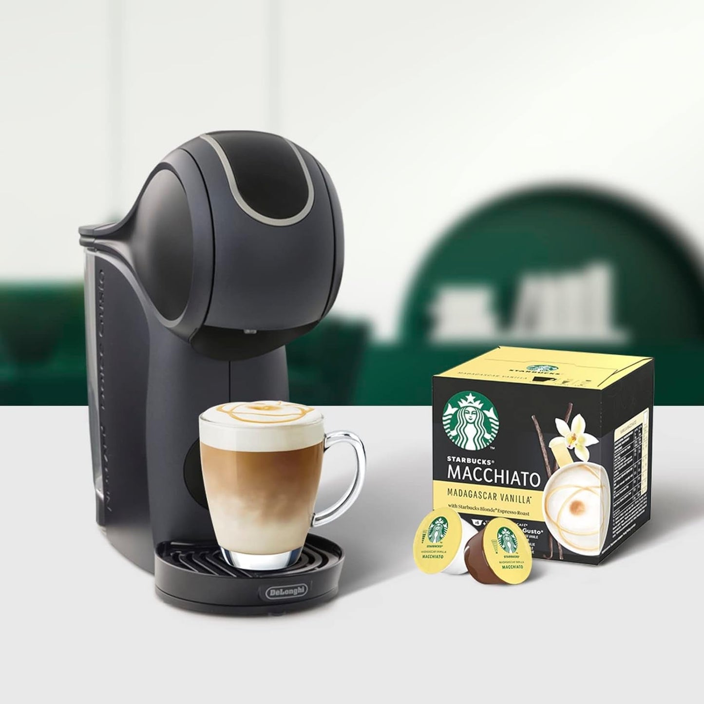 STARBUCKS Probierset, White Cup Variety Pack fra Nescafé Dolce Gusto Kaffeekapseln & Vanilla Macchiato fra Nescafé Dolce Gusto Kaffeekapseln 6 x 12 (72 Kapseln, 36 Portionen)