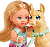 Simba 105733497 - Evi Love Doll i sødt alpaka-outfit og snor, 12 cm, til børn fra 3 år og opefter