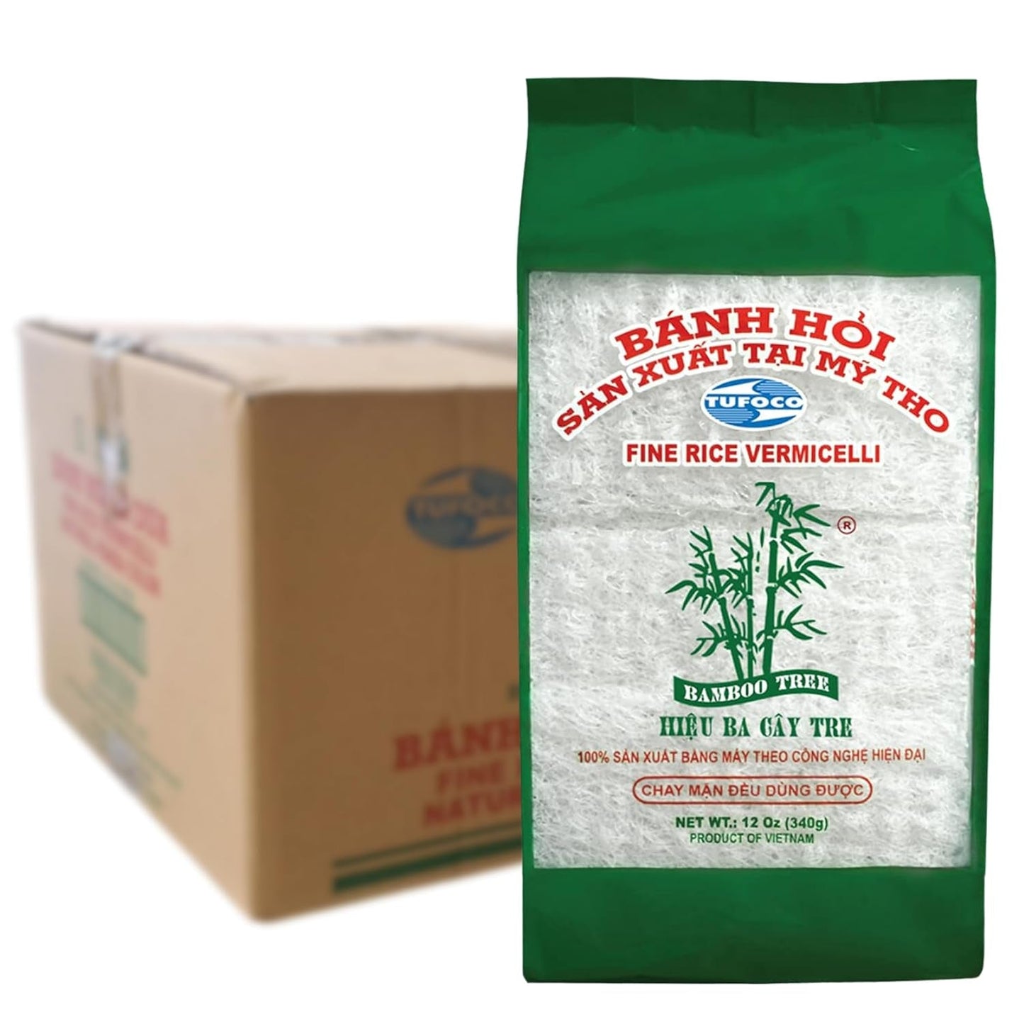 BAMBUTRÆ - Frisk ris vermicelli - 1 x 400g