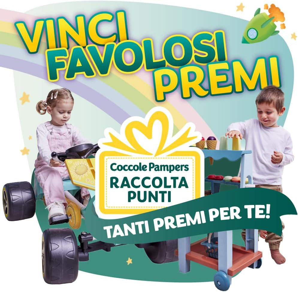 Pampers Baby Dry Maxi størrelse 4 (7-18 kg), 200 bleer + 500 gratis ekstra puttepoint