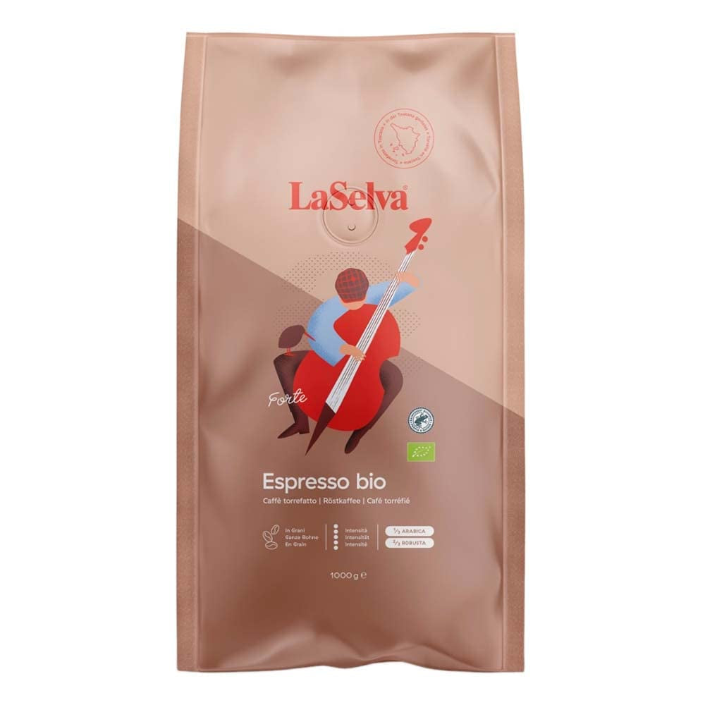 Espresso "Forte" - Brændte kaffe hele bønner 1 x 1 kg