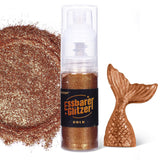 Spiselig glitter - 10G, Rose Gold Drink Glitter, Spiselig Glitter Pulver, Madfarvepulver, Guld Pulver, Metallisk Glitter Pulver, Glitter Spray til Cocktails, Chokolade, Kager, Fondant