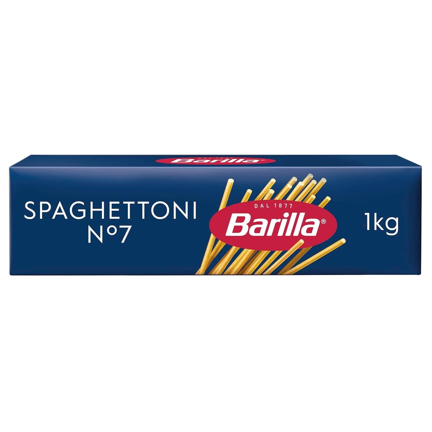 Barilla Pasta Klassische Spaghetti n.5 fra højkvalitets Hartweizen immer al dente, (1 x 500 g), smagløs