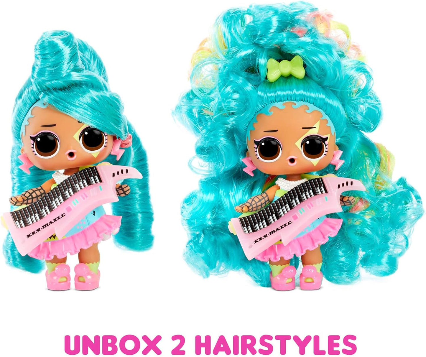 L.O.L. overraskelse! 566977E7C Remix hårflip-dukker - Samlerobjekt - 15 overraskelser - Med hårhætte, tilbehør og musik Naty Shop Dolls