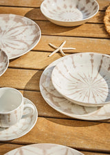 Mallorca, servicesæt til 6 personer, 18 dele, porcelæn, beige