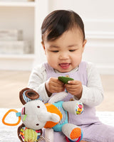 Skip Hop Bandana Buddies aktivitetslegetøj, blødt legetøj til babyer og børn, multifarvet, elefant babylegetøj Naty Shop
