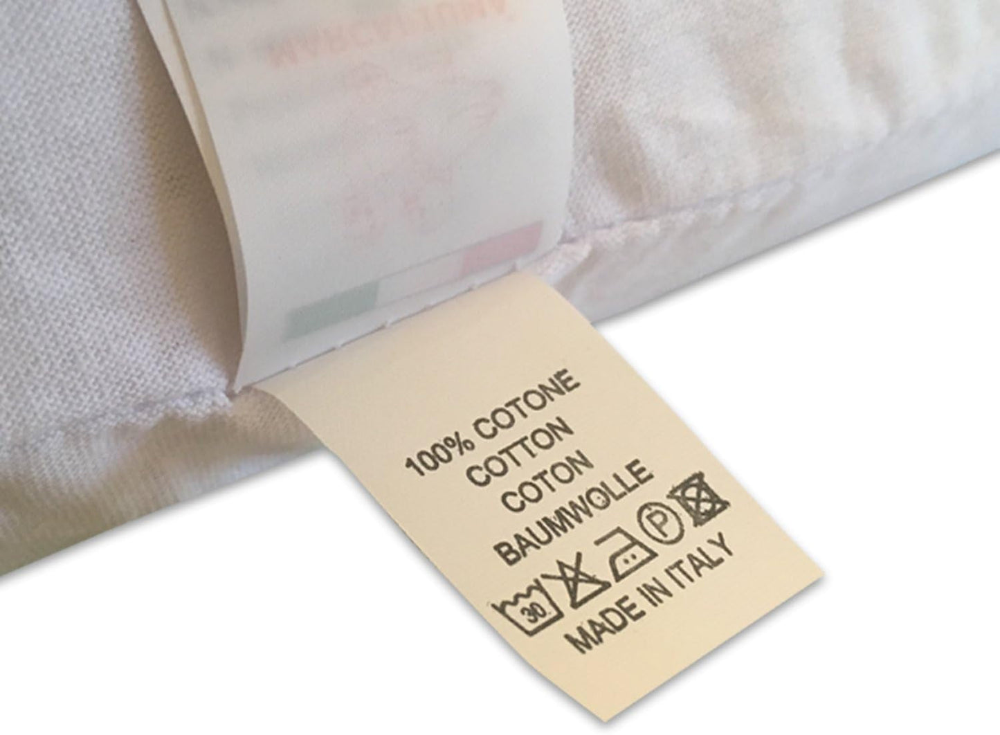 Naturlatex pude Double Wave Model - Perforeret latex pude Ultra åndbar Naturlig og sund restitution - Højeste komfort Ergonomisk Antibakteriel - 100% Made in Italy Naty Shop standard puder
