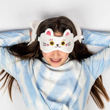Rejsepude med Relaxeazzz maske - Maneki Neko kat lykkebringer Rejsepuder Naty Shop