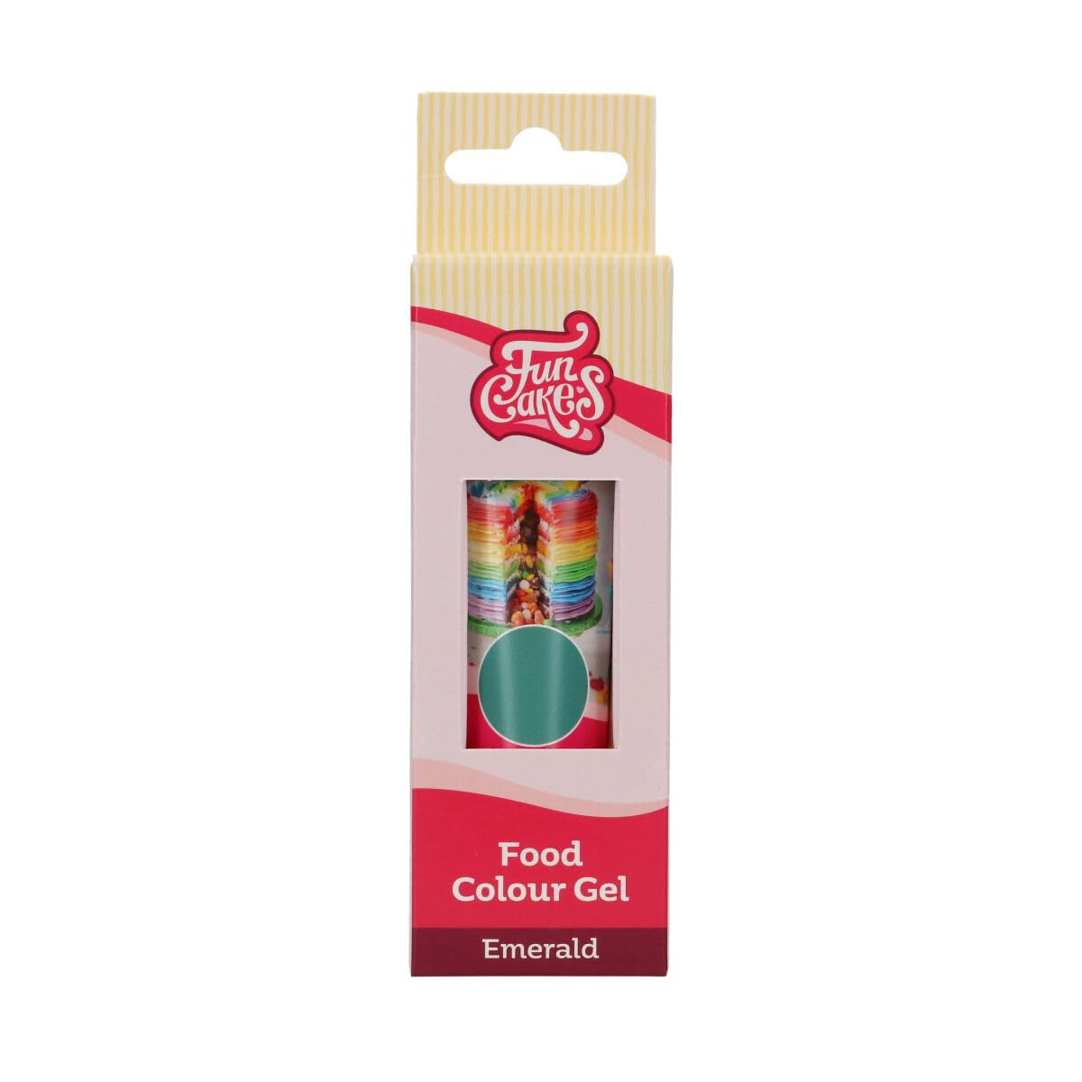 Funcakes Food Color Gel Emerald: Højkoncentreret madfarve til dej, creme, fondant og marcipan. Nem dosering. Enkelt dråbe for at skabe levende farver. Halal. 30 g.