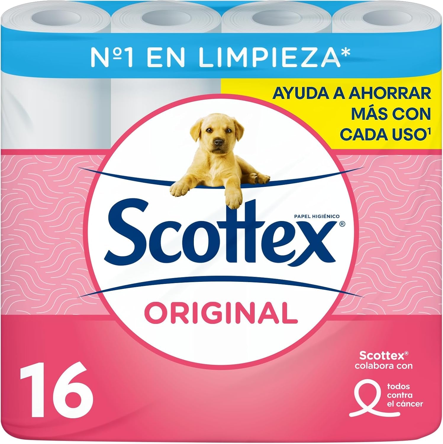 Toiletpapir Original, 128 hvide ruller
