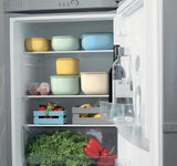 Guzzini - Kitchen Active Design, STORE&MORE Sæt med 3 lufttætte kasser til køleskab/fryser/mikroovn, høj - 19,5 x 19,5 x h12,3 cm | 750/1550/2800 cc- 17070852 Madopbevaringsbokse Naty Shop