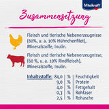 Vitakraft Poésie Délice, Country Selection, Nassfutter Katze, Katzennassfutter Gelee, med kylling, med oksekød (1 pakke med 6x 85g)