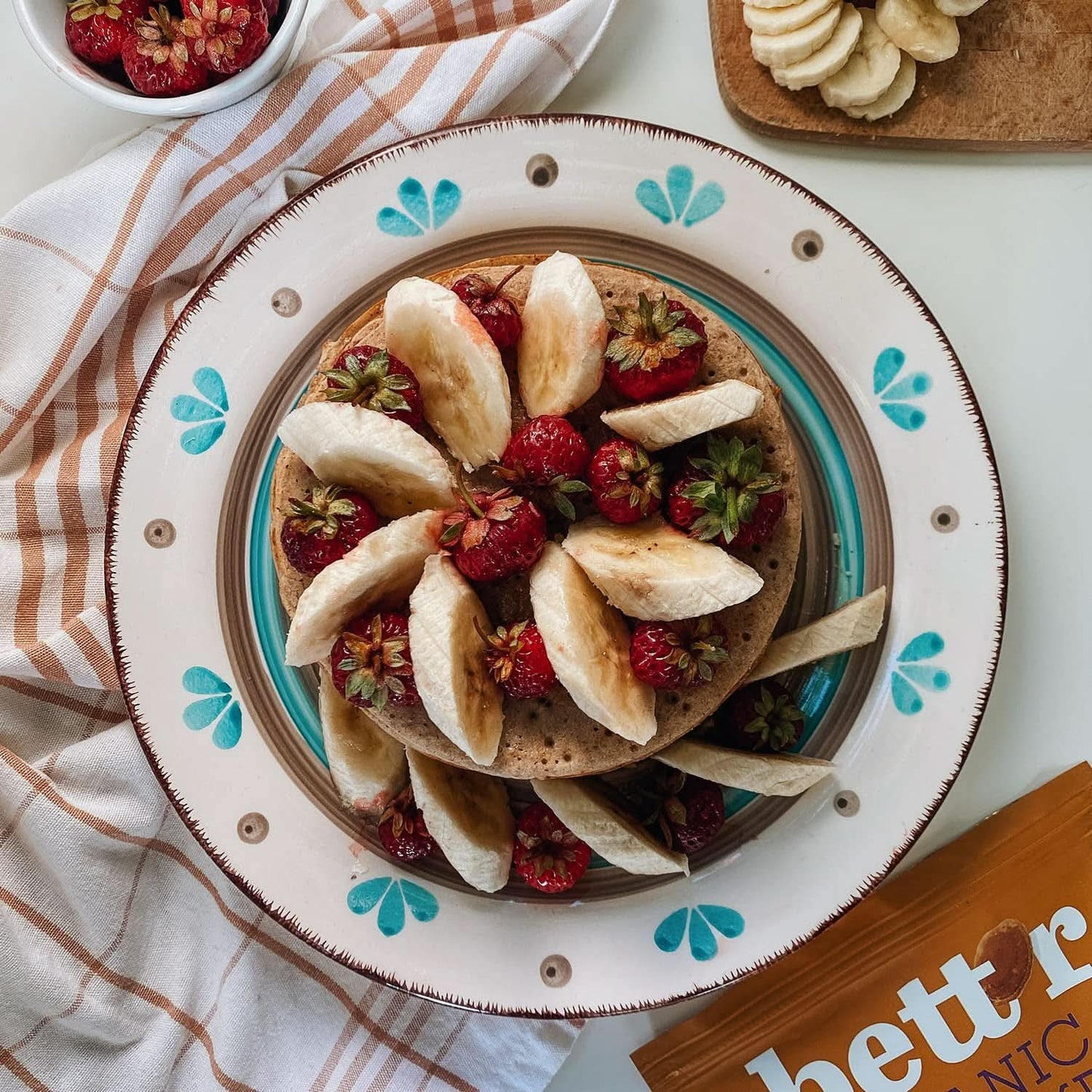 Bett'R Pancake Mix, økologisk, vegansk og glutenfri bageblanding, 6 x 400 gram Kitchen Naty Shop