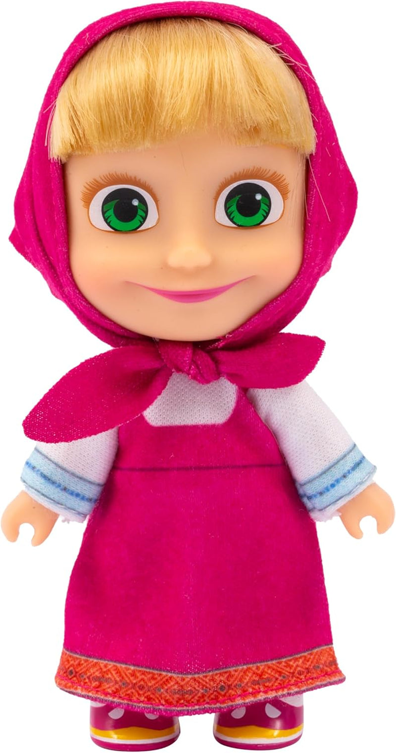Masha og Michka dukke 12 cm samlerbart sommeroutfit modellegetøj fra 3 år og op MHA001