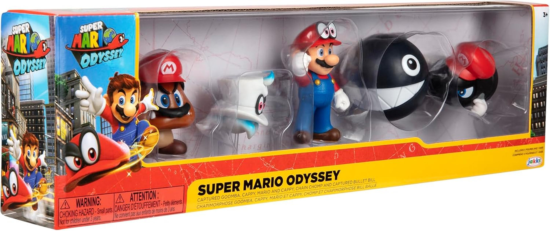 Ksruee Super Mario Mario Odyssey 5,6 cm Pack Action Figures Naty Shop