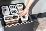 ZWILLING FRESH & SAVE CUBE Box, størrelse 2M, modulær og stabelbar opbevaringsboks, Hermetisk og tømbar opbevaring, Tåler opvaskemaskine, Transparente madopbevaringsbokse Naty Shop