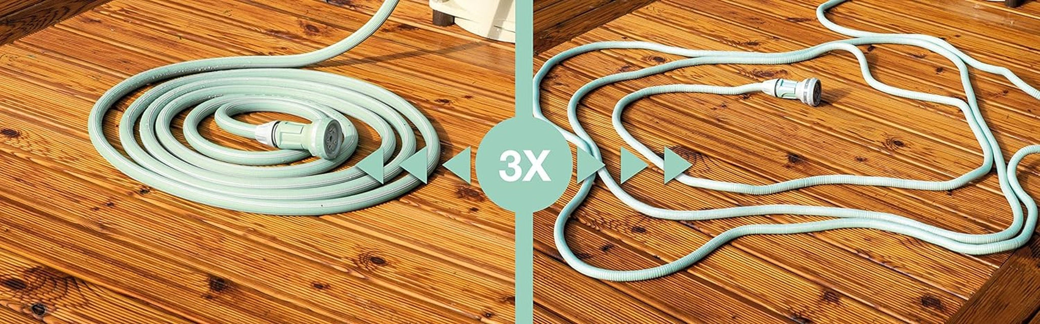 Magic Soft Smart 30 Meter - Havevandingsrør, Anti-knude, Anti-twist, Vandslange