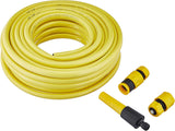 Meister Cross Woven Slange, 12,7 mm (1/2 tomme) - Længde 20 m - Inkluderer fittings - Til vanding af små områder - Knusnings- og slidbestandig - UV-bestandig / Haveslange / Vandslange / 9926280