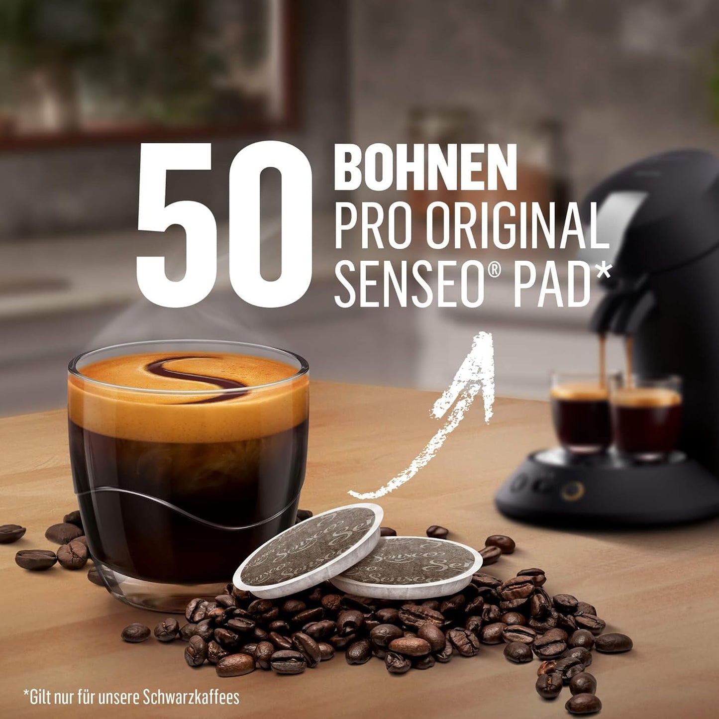 Senseo Pads Extra Strong, 5 x 16 Getränke, 80 Kaffeepads