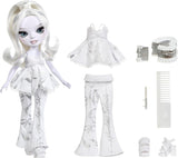 Rainbow High Shadow High Girl's Night Doll - Natasha Zima - 28 cm modedukke i nuancer af gråt, hvidt hår og sølv outfit med tilbehør og kam - Til samlere og børn fra 6 år og opefter