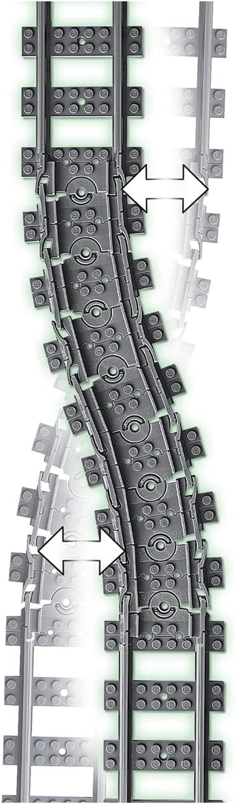 LEGO 60205 City Tracks 20-delt udvidelsessæt til børn Drenge og piger Legetøjssæt Byggesæt Besuche den LEGO-Store