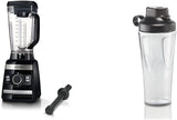 Bosch Standmixer Vitaboost MMBH6P6BDE, 6-Klingen-Edelstahlmesser, 2.5L Tritan-Mixbehälter, Stopfer, 6 Automatikprogramme, Rezeptbuch, Bpa-Frei, Einfache Reinigung, 45.000 U/Min, 1600 W, Schwarz Kucatarie Naty Flare Rezeptbuch Deutsch