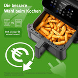 COSORI Hot Air Fryer Airfryer, 12-I-1 Air Fryer XXL 6.2L, Hot Air Fryer med udsigtsvindue og omrøringspåmindelse, 80 opskrifter Husholdningsapparater Naty Shop