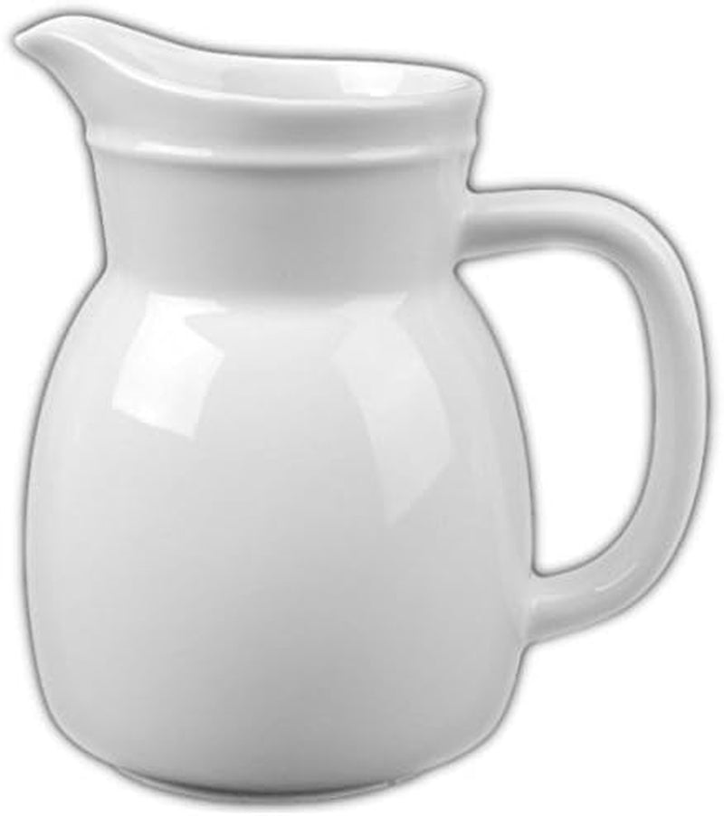 Holst Porcelæn AUB 050 Krus/Urf 0,50 l "Auberge", hvid, 7 x 7 x 15 cm