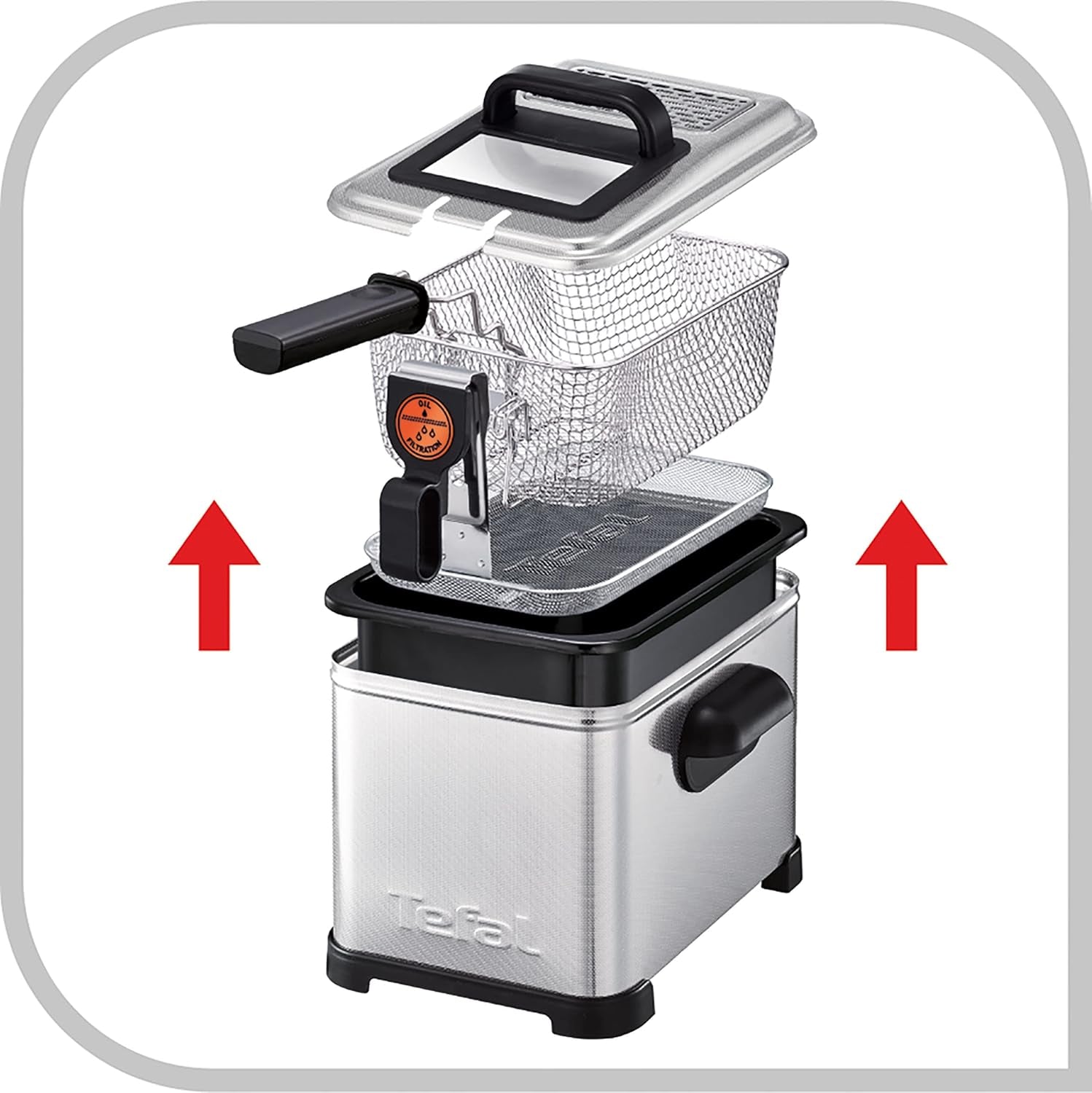 Tefal FR5160 Filtra Pro, semi-professionel oliefriture Hvidevarer Naty Shop