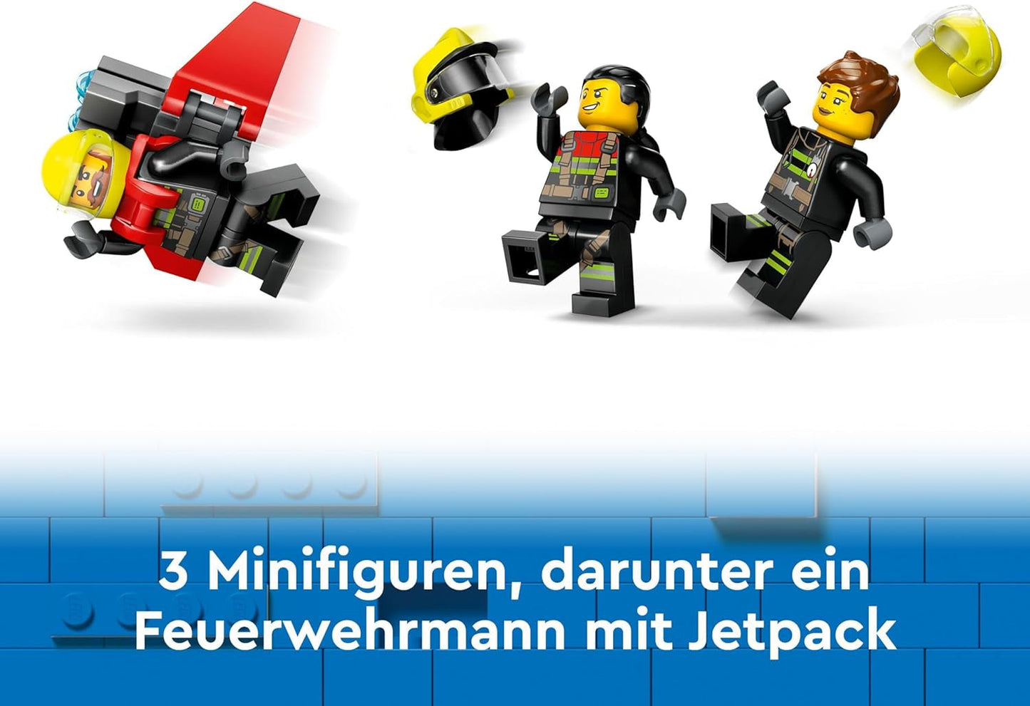 LEGO City Brandslukningsfly, Børnelegetøjsfly brandmandssæt, byggesæt med 3 brandmandsfigurer og branddekoration, fremragende gaveidé til drenge og piger fra 6 år 60413 Byggesæt Besuche den LEGO-Store