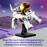 LEGO Creator 3In1 Space Astronaut Legetøj, hunde- og rumskibsmodelsæt til børn, børnehavepynt, kreativ gave til drenge og piger 9 år 31152 Byggesæt Besuche den LEGO-Store