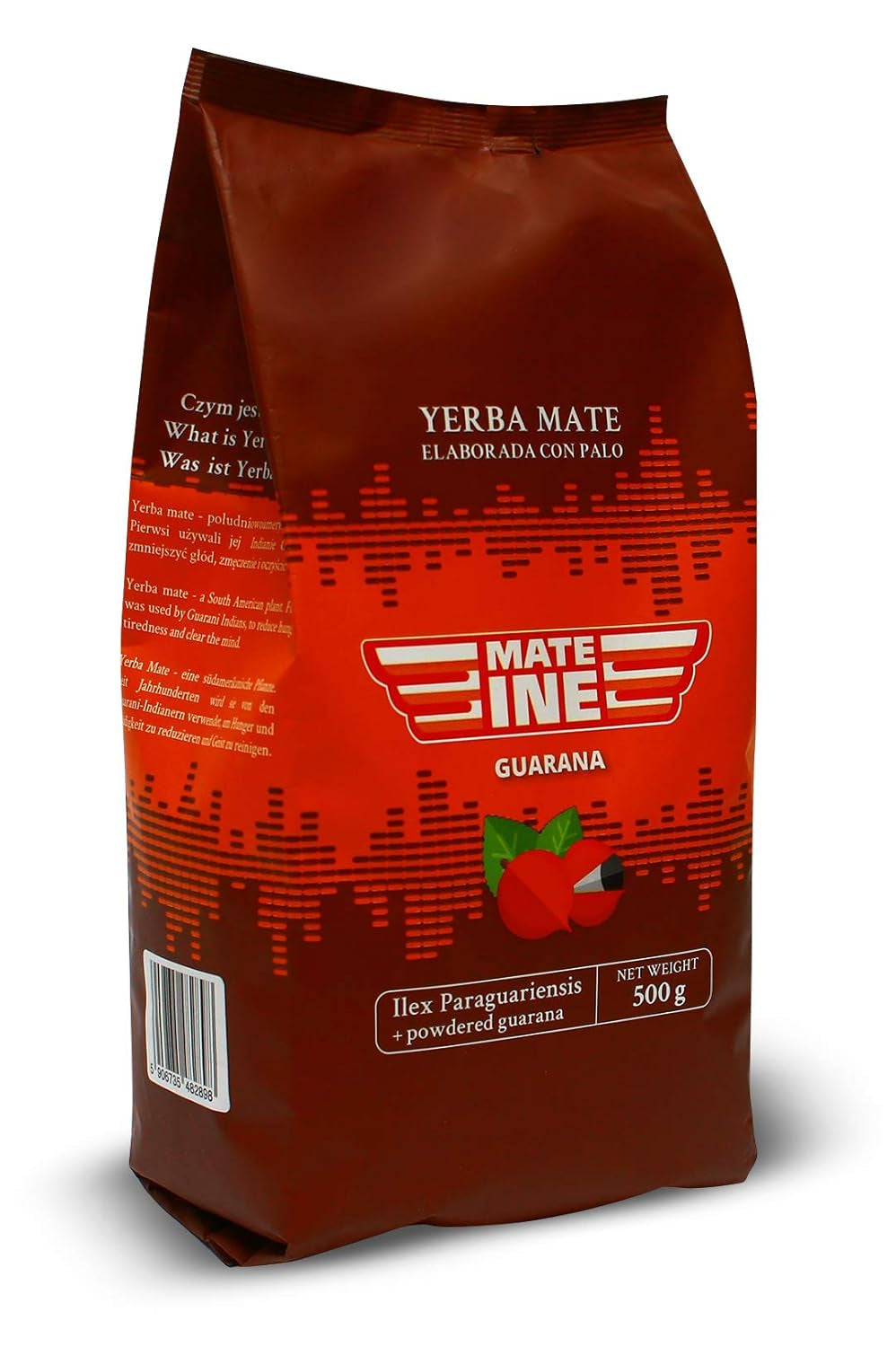 Mate Yerba Mate te med guarana, neutral, 500 g