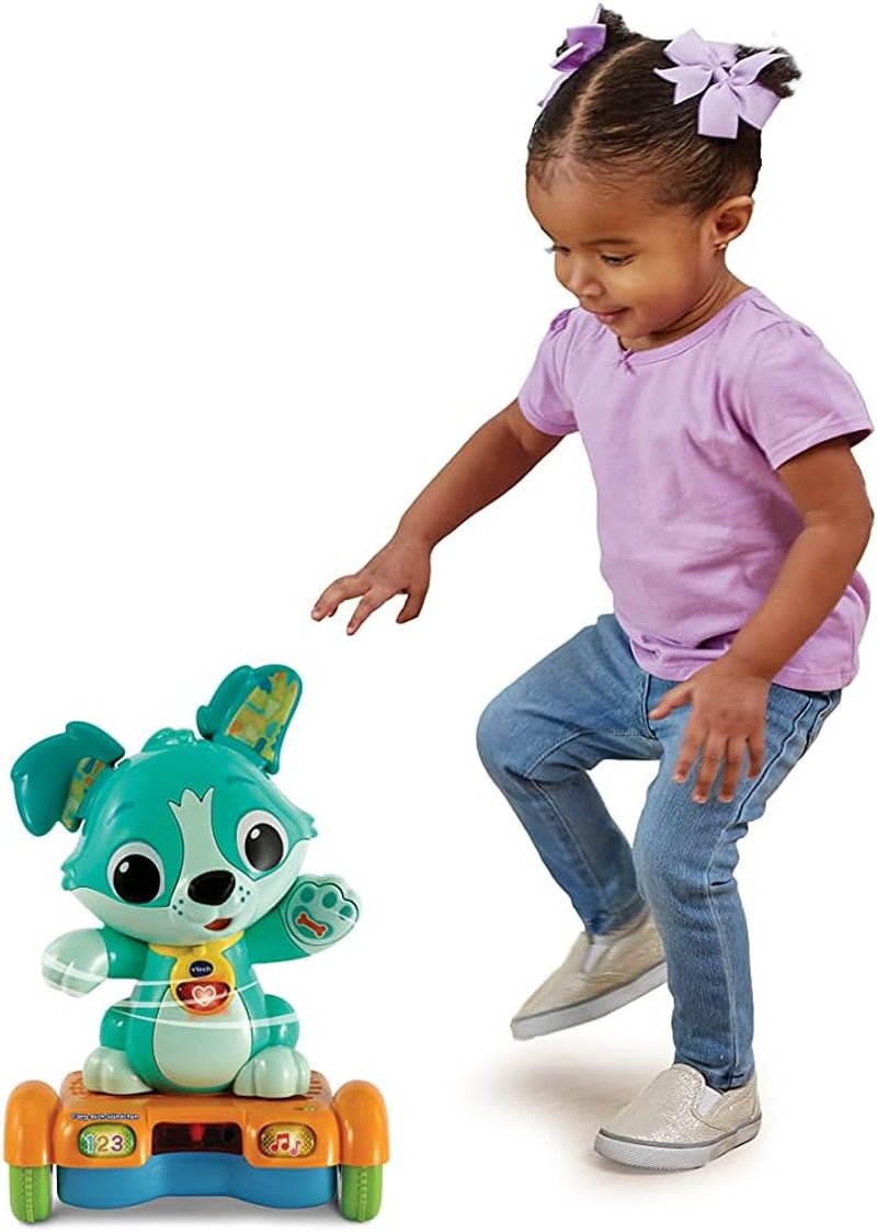 Vtech Baby Catch Me Puppy - Motoriseret hoverboard-hvalp tilskynder til bevægelse - Med bevægelige ører, sange, lyde og læringsindhold - For børn i alderen 12-36 måneder Bebe Toys Naty Shop