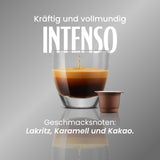 Caffè Vergnano 1882 - Èspresso Kompostierbare Kaffeekapseln , kompatibel med Nespresso, Intenso (Intenso) - Packung Enthälts 100 Kapseln